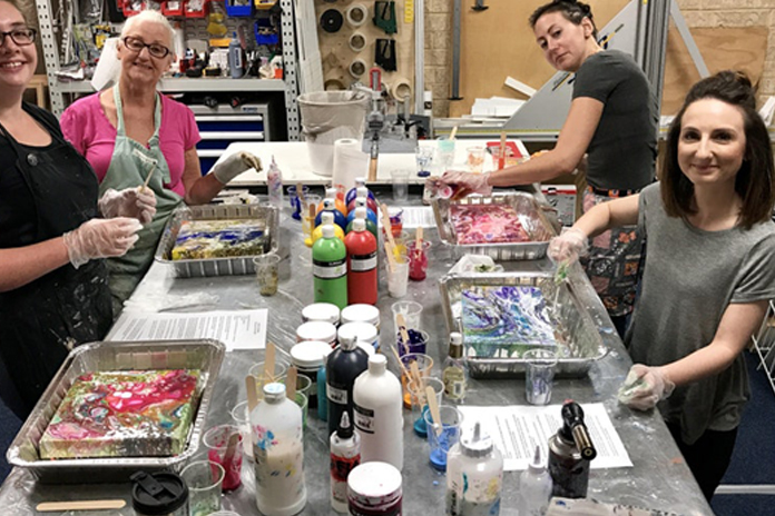 Marilyns Boom Gel Stain Workshop Classes